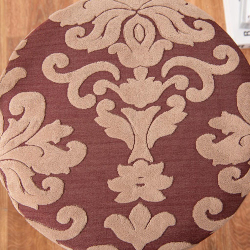 Funda De Silla Redonda Funda Protectora De Asiento De Rojo