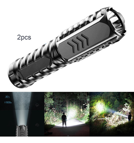 Linternas Portátiles Luces De Antorcha De Mano 2 Piezas