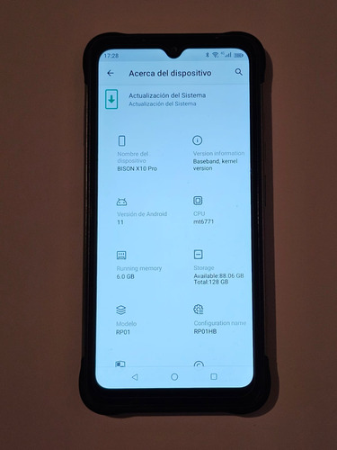 Umidigi Bison X10 Pro 128gb Dual Sim 6gb Ram Negro Color Hack Black - Excelente (Usado)