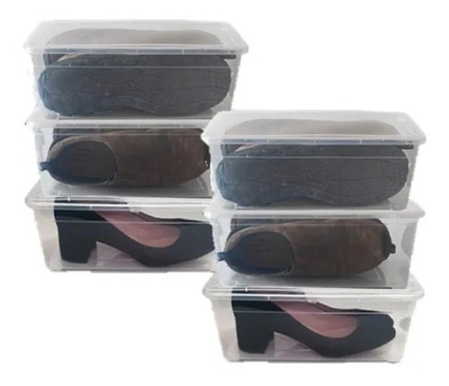 Set X 6 Caja Ideal Zapatos Colobox Vista N1 Colombraro Prm