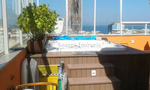 Imagem 4 de 15 de Cobertura Com 4 Quartos No Leme, Roberto Dias Lópes - Jcco40009