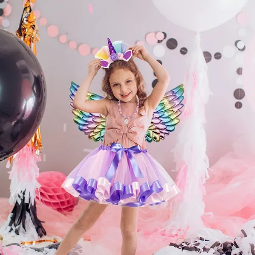 Falda tutú de tul para niñas, vestido de ballet de princesa de tul para  niña, falda tutú y diadema