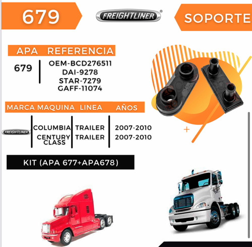 Soporte Motor Delantero Freightliner Century