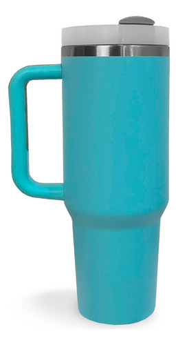 40 Oz Termo De Acero Con Asa Y Popote Waycup