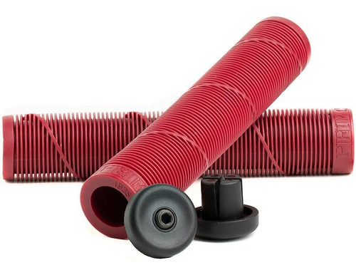 Puños Primo Chase Dehart Rojos Dark Bmx ¡con Bar Ends Pro!