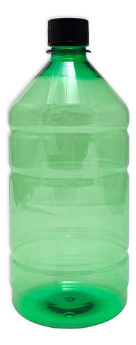Botella Pet 950cc Verde Uso Industrial Limpieza Tapa Rosca 2 Natural