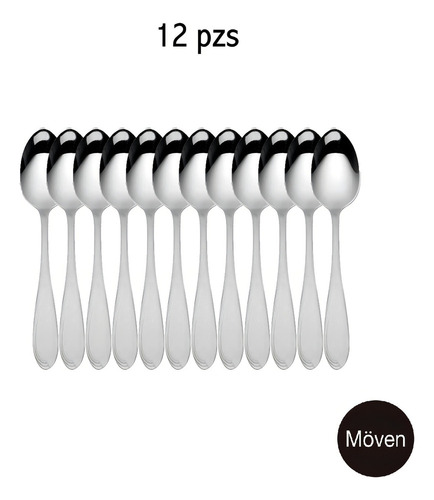 Cuchara Cafetera Acero Inoxidable 12 Piezas Moven Gamma
