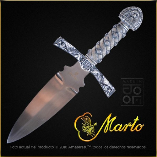 Imagen 2 de 8 de Daga Cruzada Ricardo Corazon De Leon Marto Toledo Cuchillo