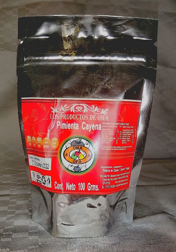 Pimienta Cayena En Polvo 100 Grms 2 Piezas
