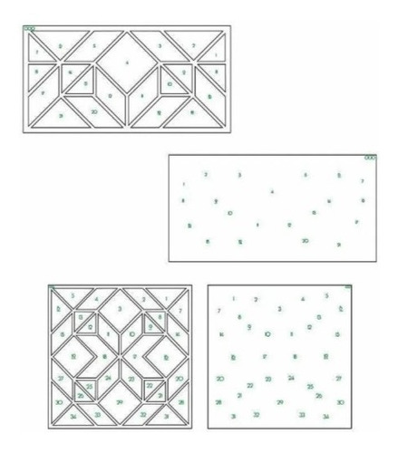 Vector 2d Cuadro Decorativo Corte Láser Cnc Dxf Pdf W086