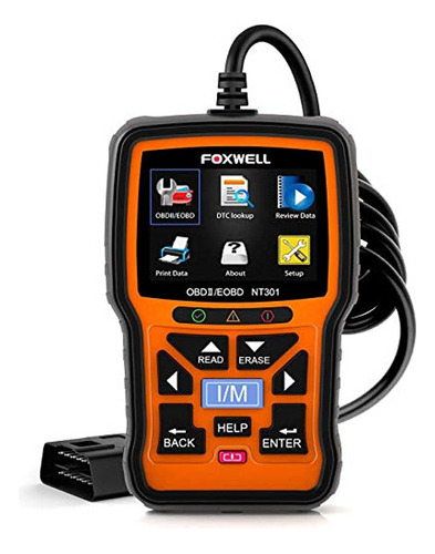 Foxwell Nt301 Coche Obd2 Escáner De Código De Verificación U