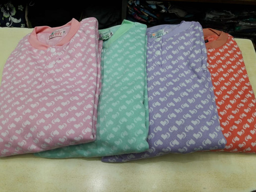 Imagen 5 de 10 de Pijama Mujer De Invierno Yacard Con Cartera Abrigado