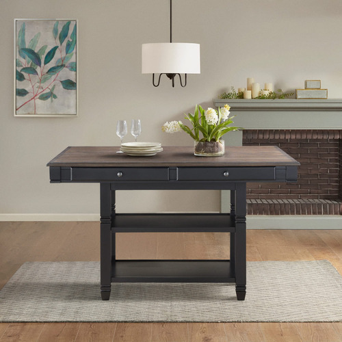 Lexicon Krismer Mesa De Comedor Con Altura De Mostrador Color De La Tapa Color De Las Patas