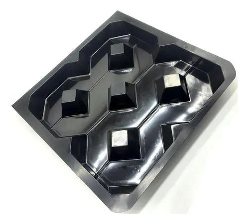 Molde Plástico Para Adoquines Césped Concreto Abs 2mm Estaci