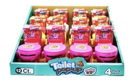 Juguete Toilet Pop Up Con Dulces Display - Kg a $46