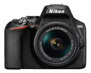 Nikon Kit D3500 + lente 18-55mm VR DSLR cor preto