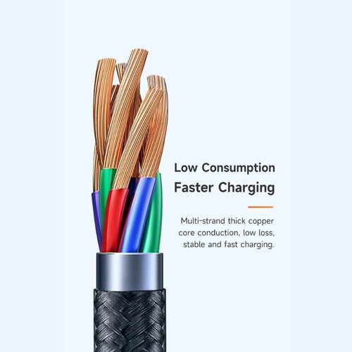 Cable Micro Usb De Carga Y Transmisión 1m Negro