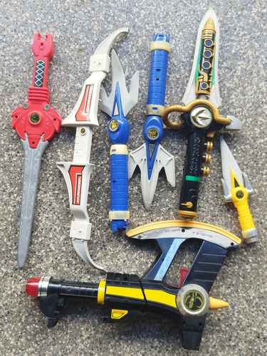 Armas Power Rangers Original Bandai Detalhe Sentai Zyuranger (Usado)
