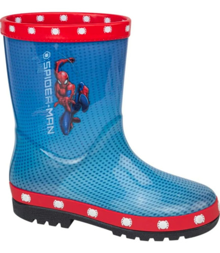 Botas De Lluvia Niños Spiderman Hombre Araña Casual 1222450