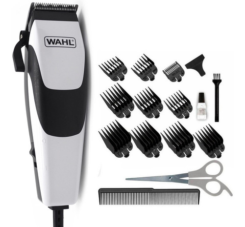 Imagen 1 de 9 de Maquina Corta Pelo Y Barba Wahl Kit Profesional Quick Cut 16 Piezas C/ Clipper Regulable De Corte - Garantia Oficial