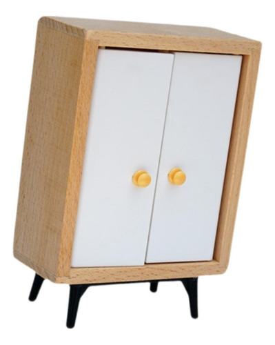 Armario De Casa De Muñecas A Escala 1:12, Mini Muebles De