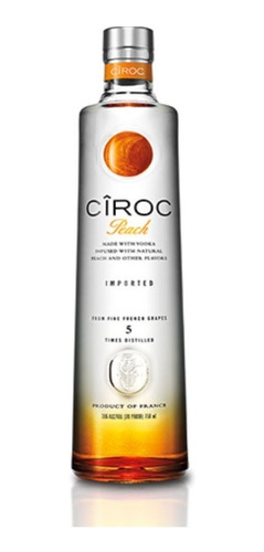 Vodka Ciroc Peach X 750ml Importado