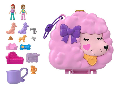 Polly Pocket Set De Juego Compacto Spa De Poodle