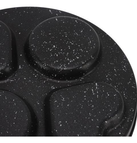 Sartén Multifuncional Para Huevos De 4 Tazas, Calentada Unif
