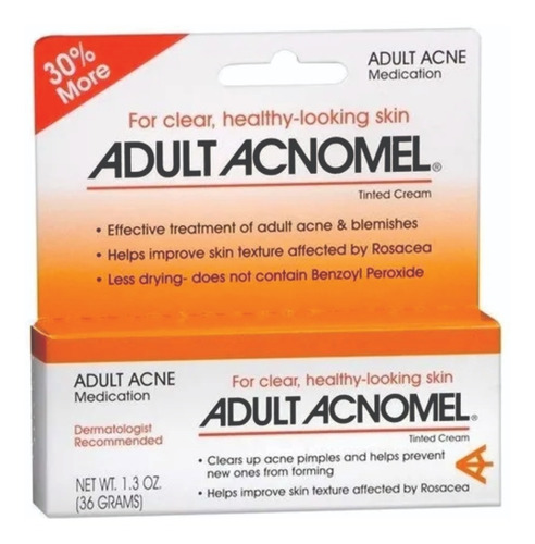 Acnomel Acné En Adultos Crema Medicamento 36g