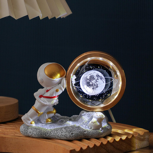Bola De Cristal Luz Nocturna Lámpara De Noche Estilo C