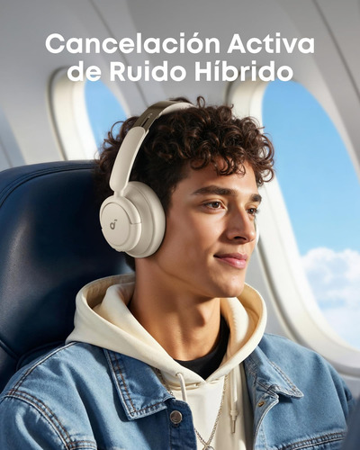 Audífonos Inalámbricos Diadema Soundcore Anker Life Q30, Bluetooth, Cancelación de Ruido Multimodo, Alta Resolución, 44H, Carga Rápida, Almohadillas Suaves