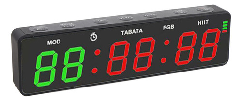 Reloj Portátil Con Temporizador De Gimnasio, Recargable, Int