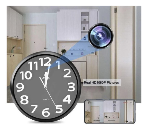 Camara Oculta Reloj De Pared Lookcam