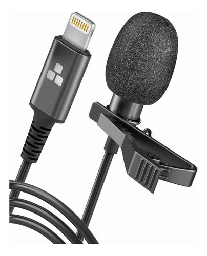 Galvanox Microfono Para iPhone Solapa Clip Lightning Llamada