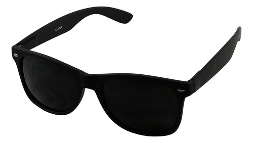 Gafas De Sol Redondas Shadyveu Super Dark Black Lens Uv P...