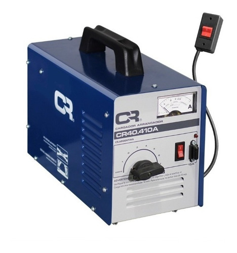 Imagen 1 de 8 de Cargador Arrancador De Bateria Cr 40-410a Arranque Remoto