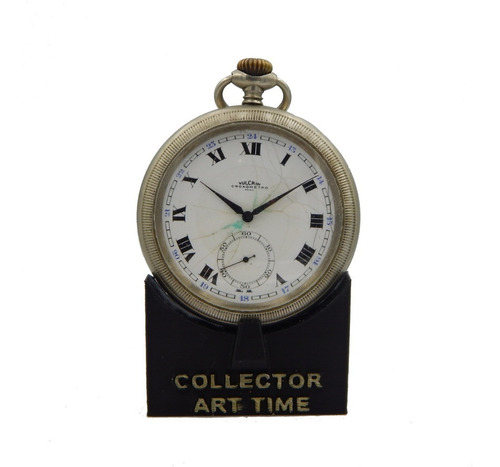 Antiguo Y Exotico Reloj De Bolsillo Vulcain Suizo 1920! (Usado)