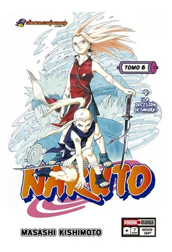 Manga Naruto Tomo  6 - Panini Argentina + Regalo