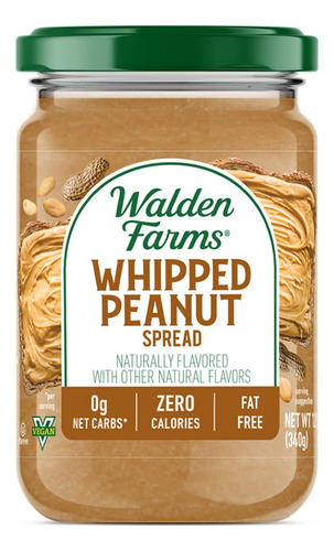 Walden Farm Crema De Maní Batida Zero Fat Free