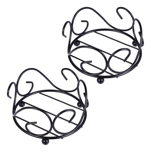 * Soporte De Metal For Posavasos Con Trípodes, 2 Unidades