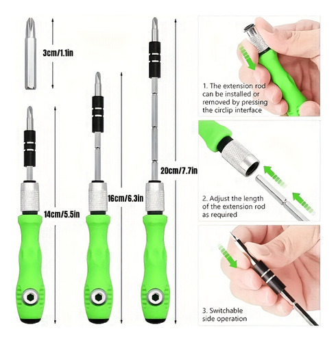Conjunto Chave Precisão 32-em-1 - Mini Phillips Magnética