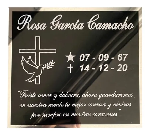 comprar Placa Aluminio Grabada Laser 20x20cm Urna Puerta Letrero