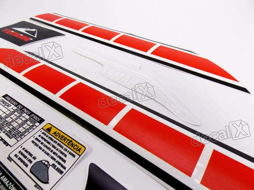 Adesivo Yamaha Tenere 250 2013 Branca Kit Tnr007 Cor -