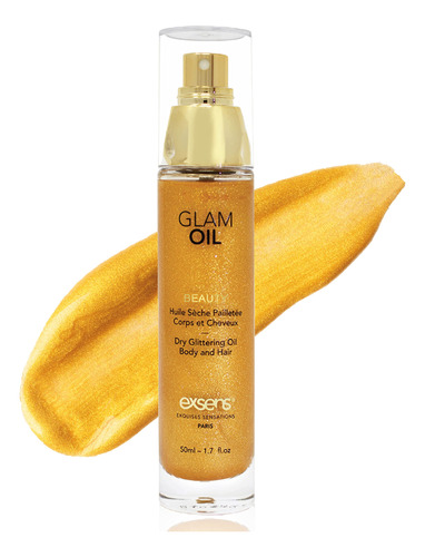 Exsens Glam Oil - Luminizador Corporal Gold Shimmer Para Hid