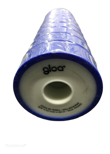 Imagen 4 de 10 de Cinta De Teflon Alta Densidad 3/4 X 40 Mts X 10 Unid