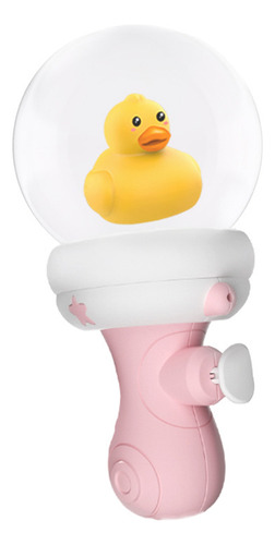 Pistola De Agua De Juguete Para Niños Bañera Con Luz Rosa