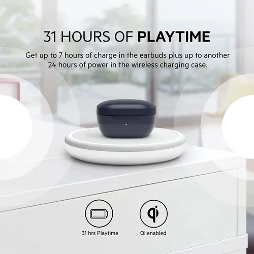 Belkin Soundform Rise - Auriculares Inalámbricos Con Funda D