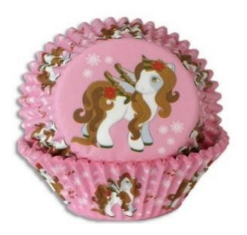 Capacillo Cupcakes Panque Pan Rosa Unicornio Postre Fiesta