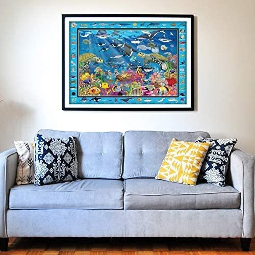 Think2master Colorful Ocean Life Rompecabezas De 1000 Piezas