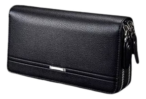 Cartera De Mano Larga Multifuncional Para Hombre, Tarjeteros